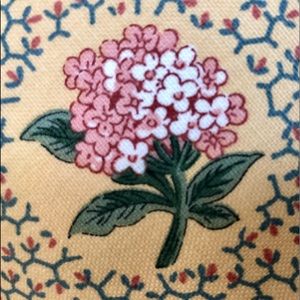 Cotton floral print yardage